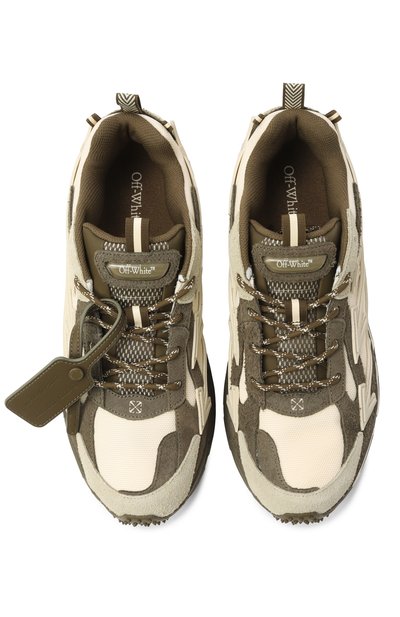 Комбинированные кроссовки be right back OFF-WHITE, арт. 0MIA295F25LEA0015717, фото 5