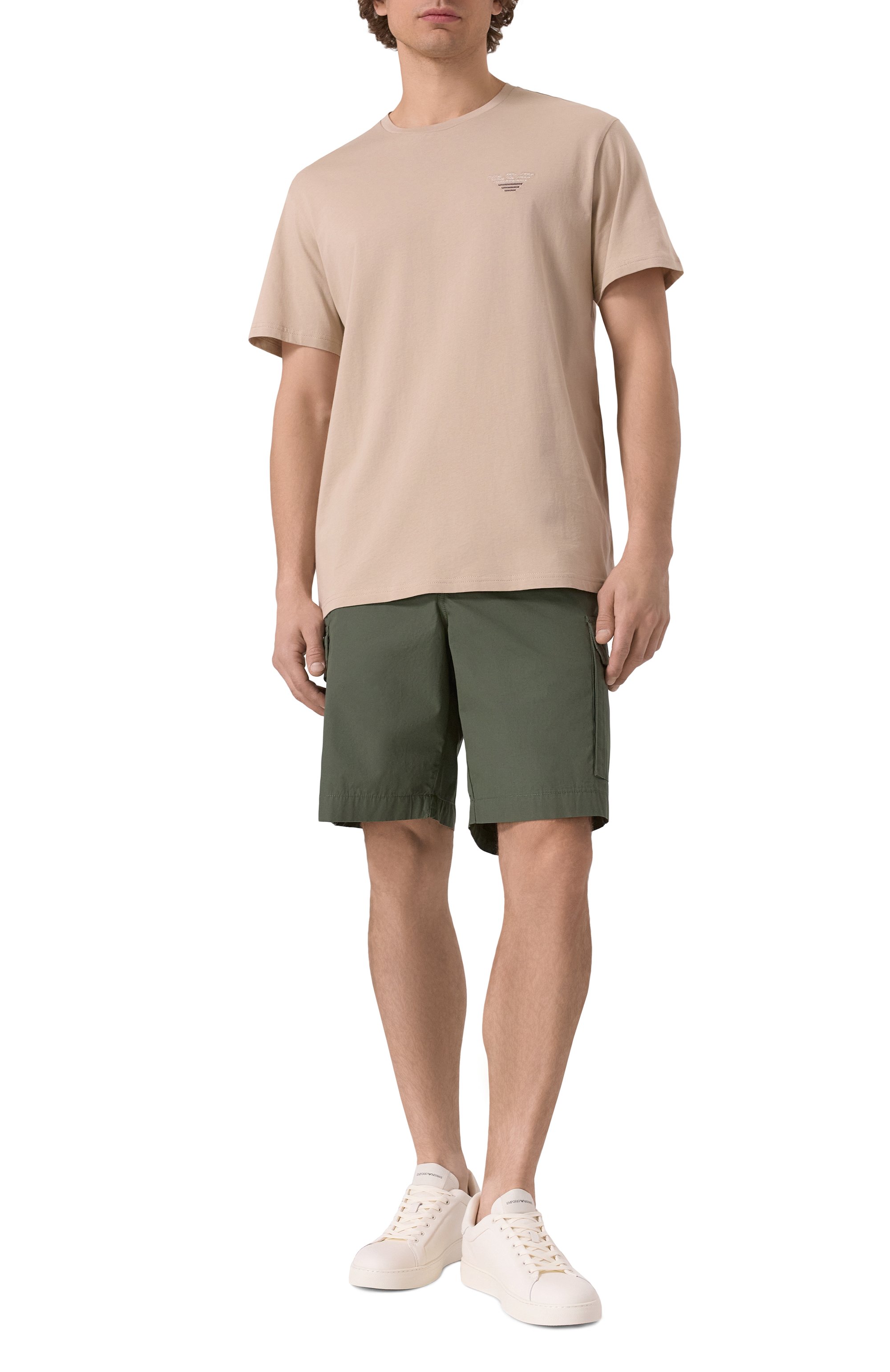 Кожаные кеды EMPORIO ARMANI, арт. EM000220/AF13982, фото 2