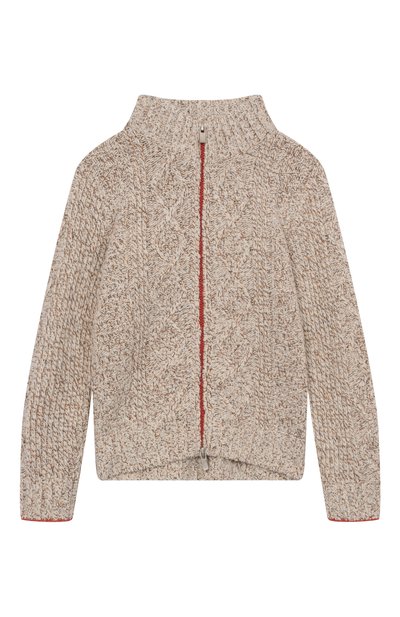 Кардиган из шерсти и шелка BRUNELLO CUCINELLI, арт. BRIM51406A