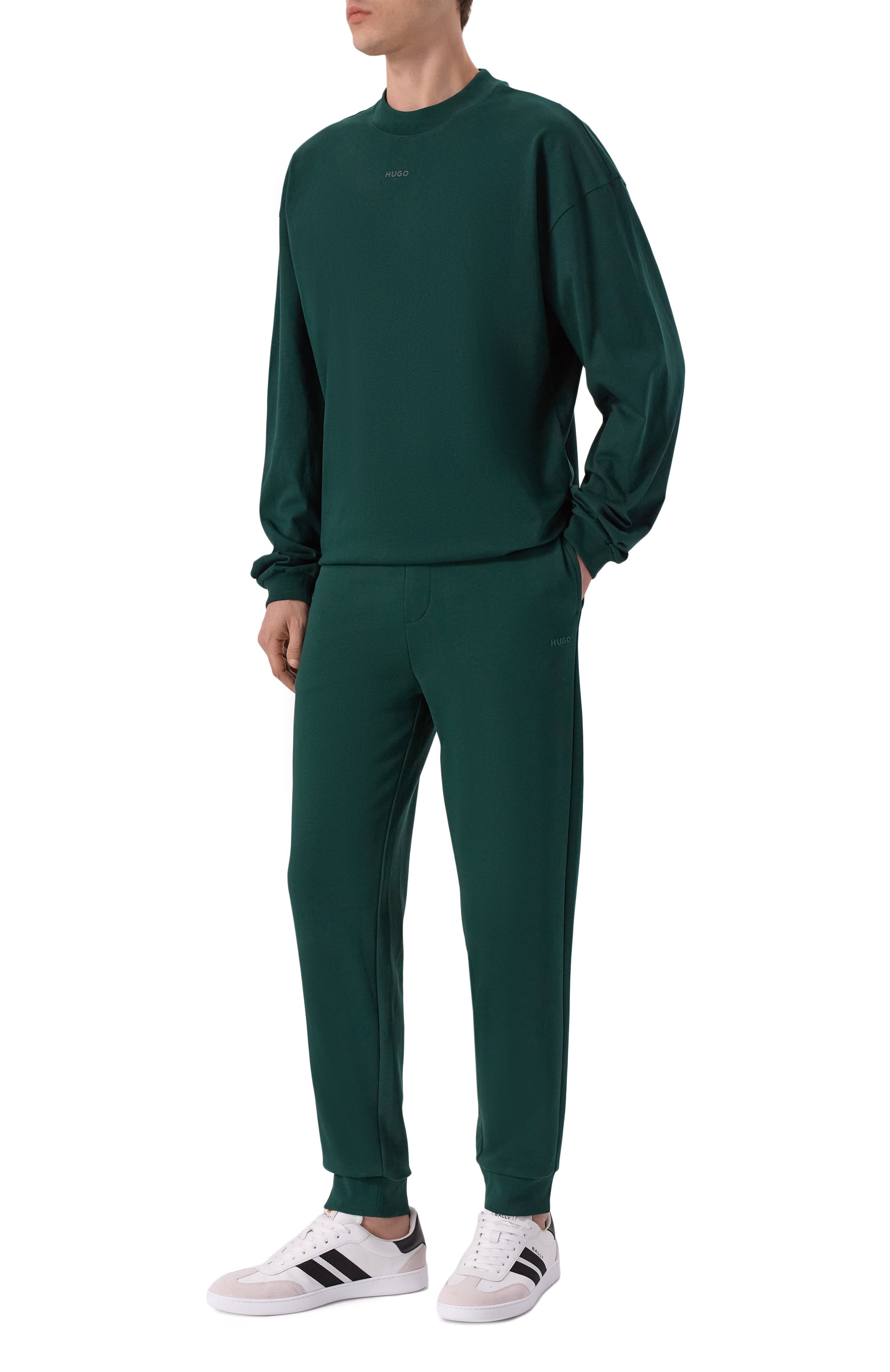 Хлопковый лонгслив HUGO, арт. 50511029, фото 2