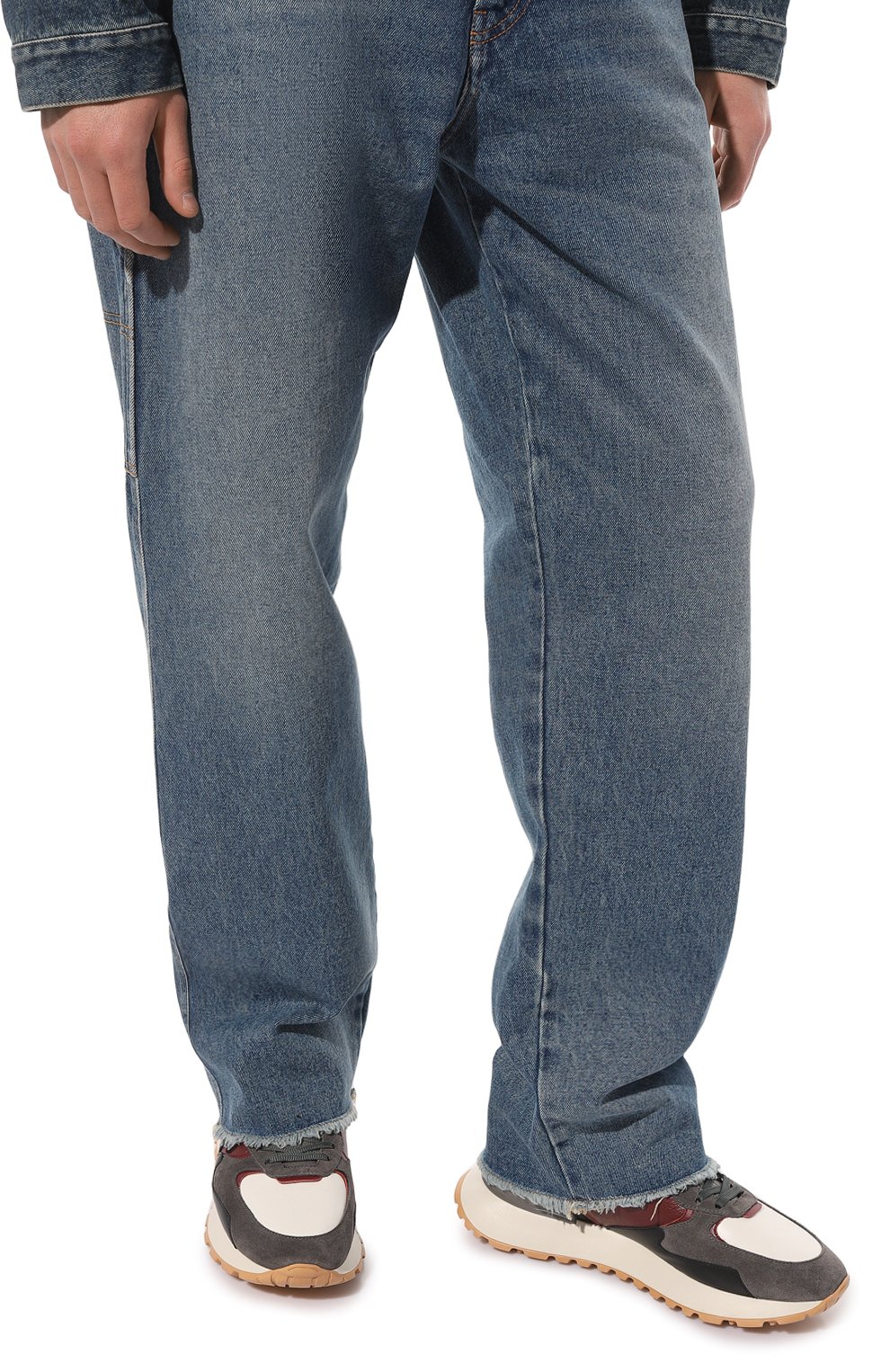 Кожаные кроссовки ROBERTO CAVALLI, арт. 20733 B/VAR B,  фото 3