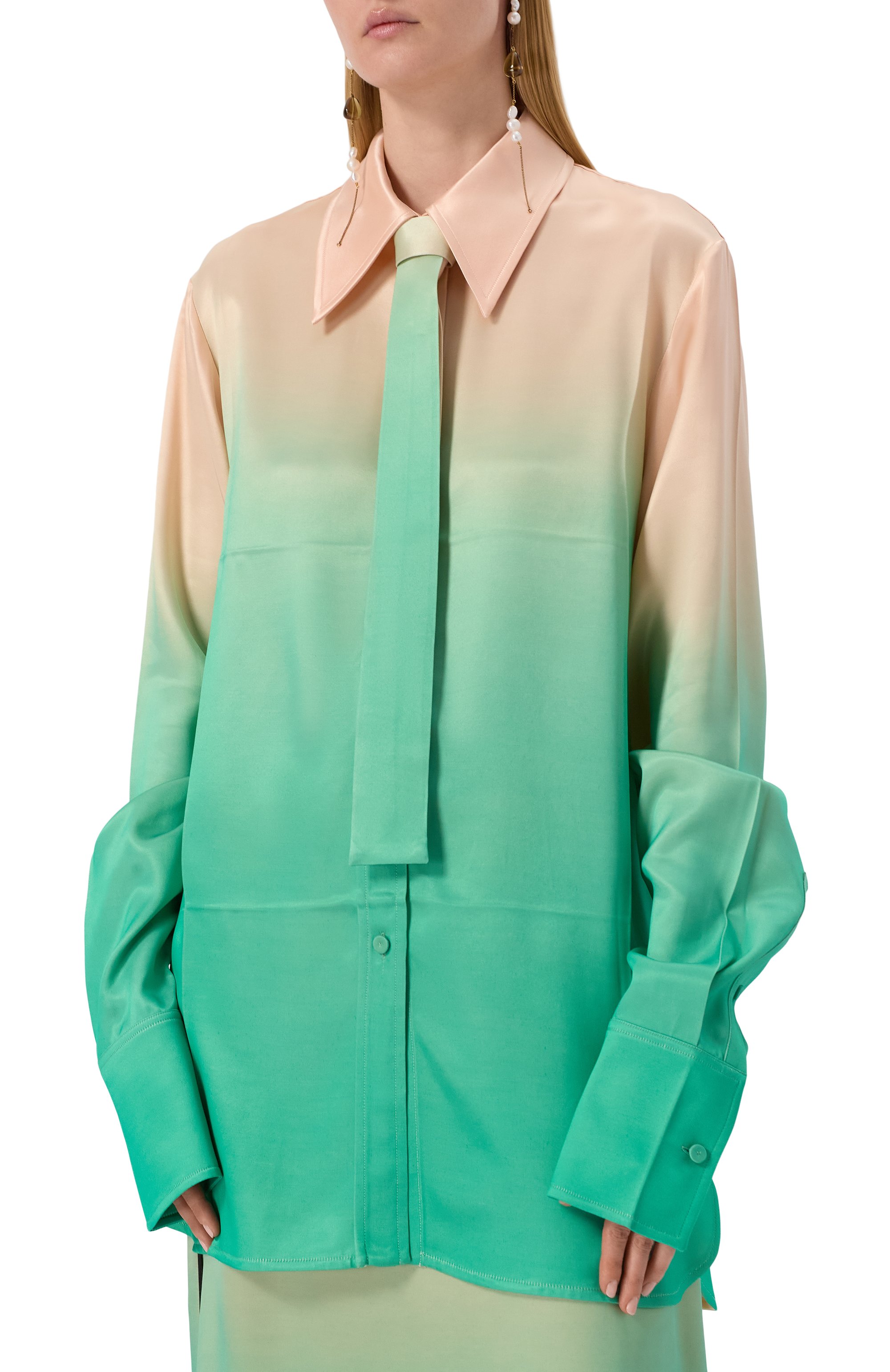 Блузка из вискозы JIL SANDER, арт. J03DL0201/J66147, фото 3