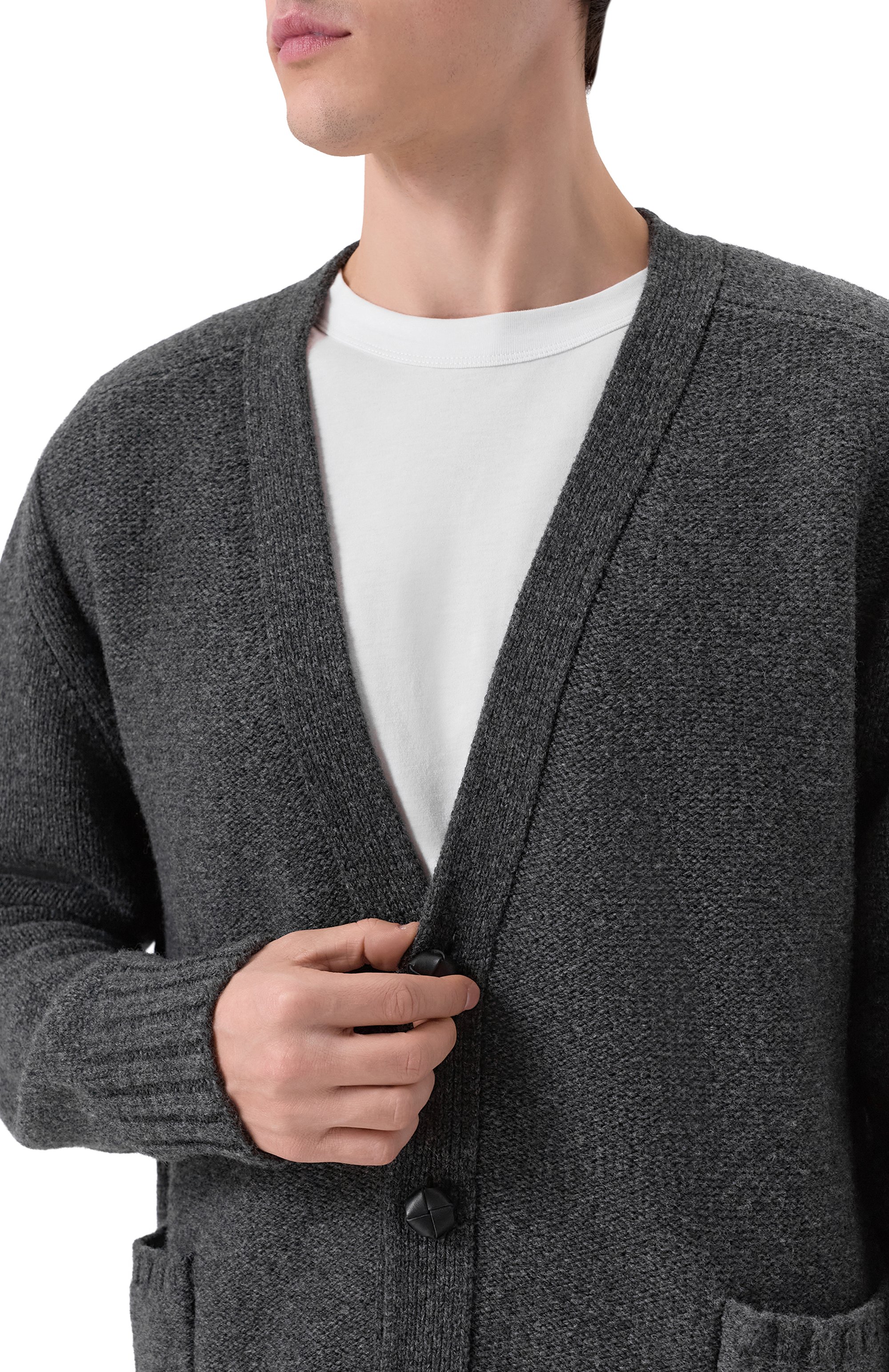 Шерстяной кардиган BOTTEGA VENETA, арт. 835396/V5LS0, фото 5