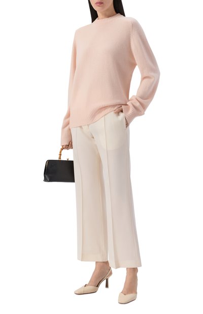 Кашемировый свитер LOULOU DE SAISON светло-розового цвета по цене 43450 руб., арт. BALTRA LDS, фото 2 Кашемировый свитер LOULOU DE SAISON, арт. BALTRA LDS, фото 2