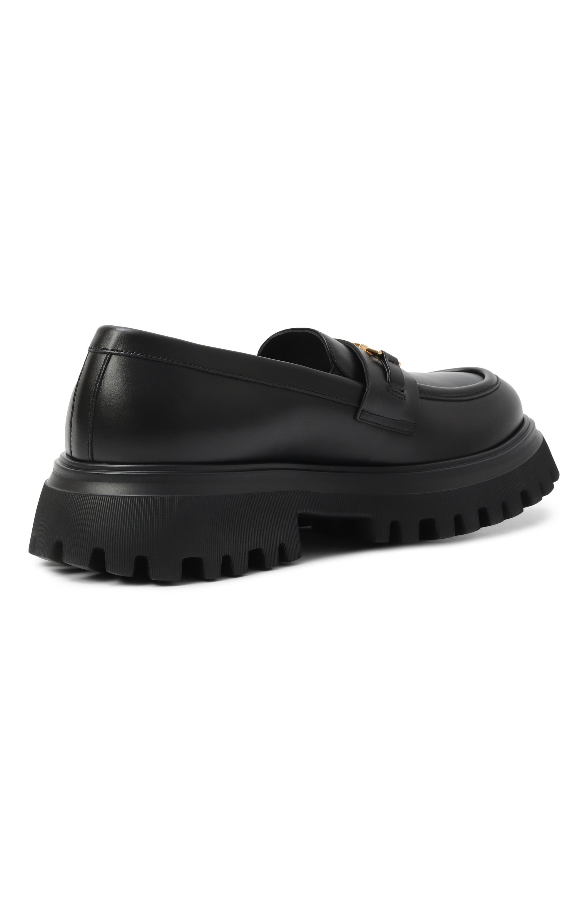 Кожаные лоферы DOLCE & GABBANA, арт. D11351/A1065/37-39, фото 3