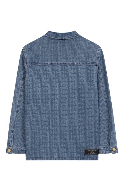 Джинсовая куртка-рубашка BALMAIN, арт. BW2P47, фото 2