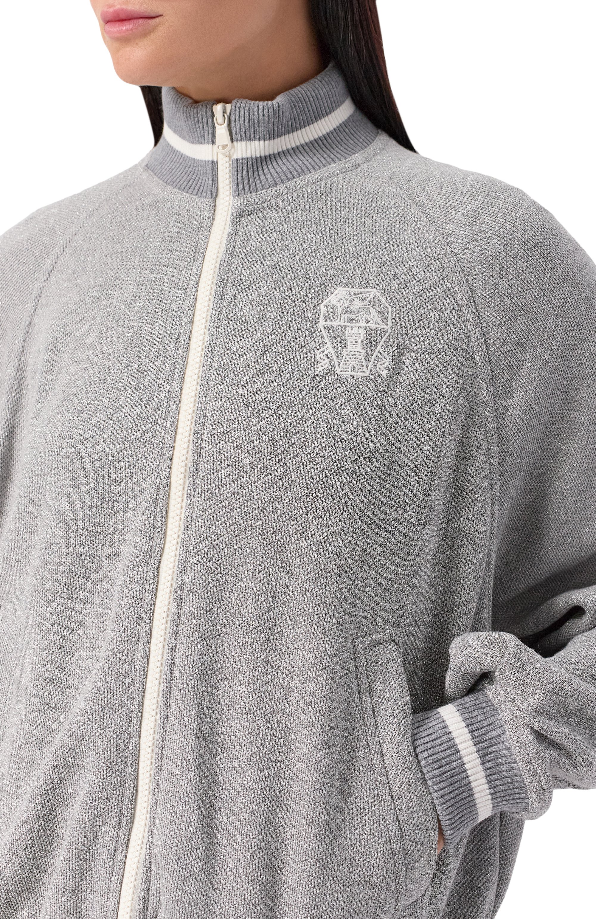 Толстовка из вискозы и хлопка BRUNELLO CUCINELLI, арт. MP930SN906, фото 5