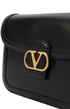 Женская сумка 9to5​ VALENTINO черного цвета, арт. 6W2B0R15/UHF | Фото 3 (Размер: small; Ремень/цепочка: На ремешке; Материал: Натуральная кожа)