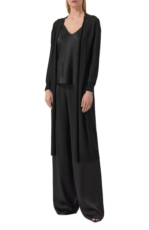 Кардиган из вискозы Max Mara Studio ERIS Чёрный  ERIS Фото 3