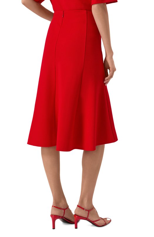 Юбка из вискозы Jil Sander J02MA0365/J20340 Красный  J02MA0365/J20340 Фото 4