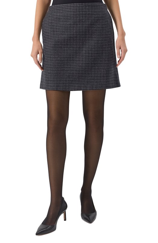Шерстяная юбка A.P.C. F06456/W0ARZ Серый  F06456/W0ARZ Фото 3