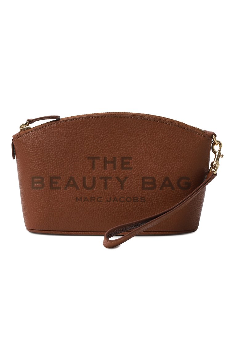 Женская кожаная косметичка MARC JACOBS (THE) коричневого цвета, арт. 2R4SCP003S02 | Фото 4 (Нос: Не проставлено; Материал: Натуральная кожа)