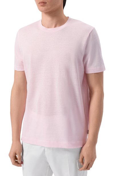 Футболка изо льна и хлопка BOSS, арт. 50559163, фото 3