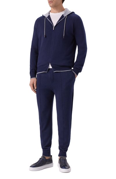 Джоггеры из хлопка и кашемира GRAN SASSO, арт. 57111/23202, фото 2