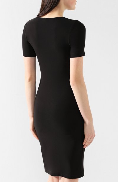 Платье из вискозы OFF-WHITE, арт. 0WDB118R19B780641001, фото 4