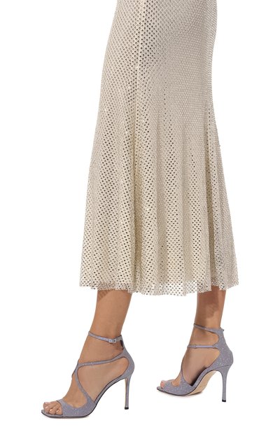 Текстильные босоножки azia 95 JIMMY CHOO, арт. AZIA 95/CNQ, фото 3