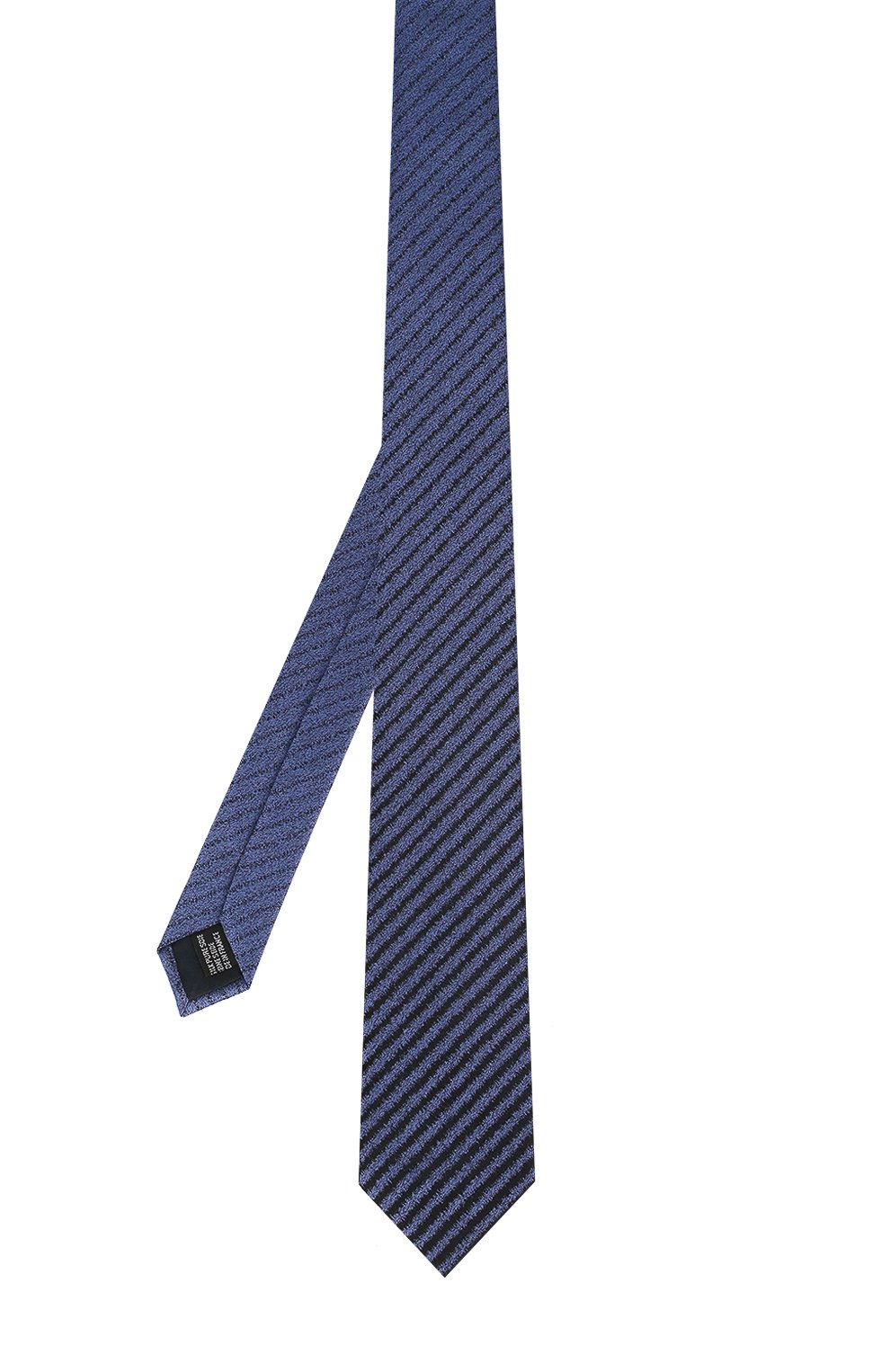 Шелковый галстук с узором LANVIN голубого цвета по цене 11950 руб., арт. 2164/TIE, фото 2 Шелковый галстук с узором LANVIN, арт. 2164/TIE, фото 2