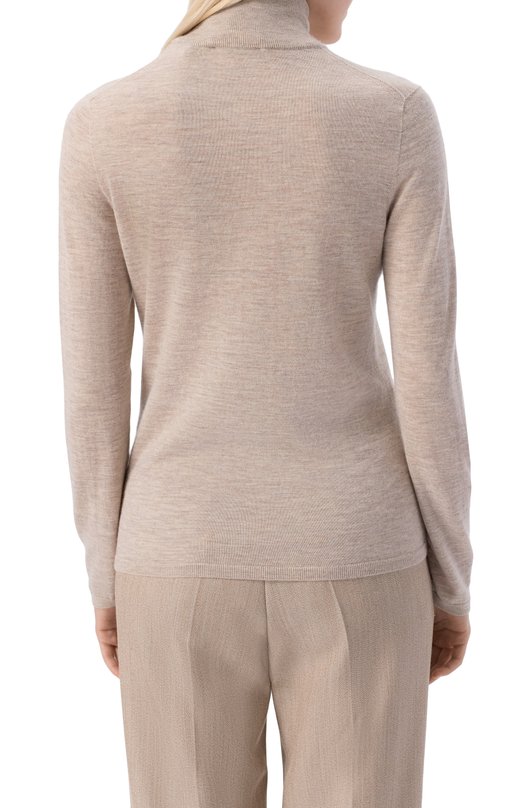 Кашемировая водолазка Max Mara MEANA Бежевый  MEANA Фото 4