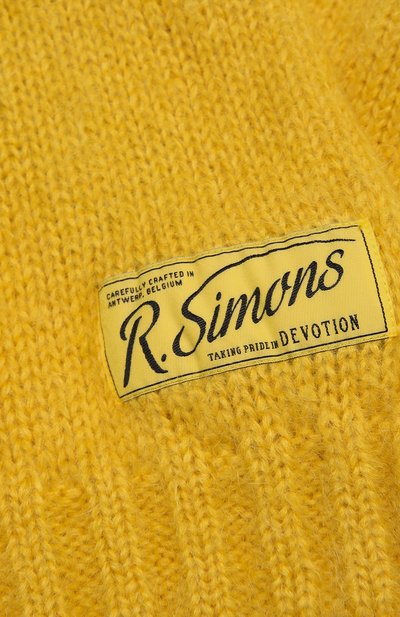 Шерстяной шарф RAF SIMONS желтого цвета по цене 67700 руб., арт. 212-853-50001, фото 3 Шерстяной шарф RAF SIMONS, арт. 212-853-50001, фото 3