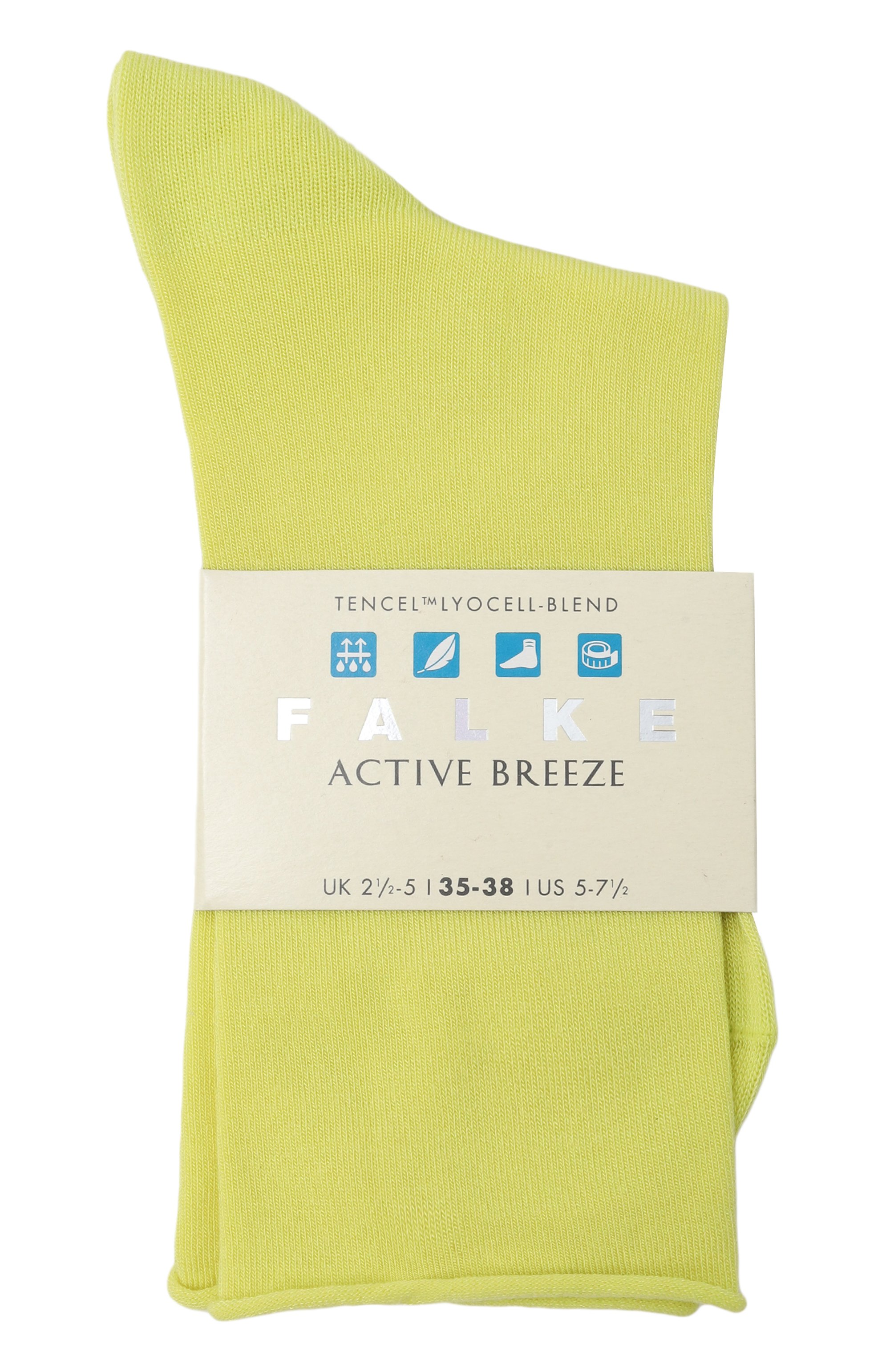 Носки из лиоцелла FALKE желтого цвета по цене 2470 руб., арт. 46189, фото 1 Носки из лиоцелла FALKE, арт. 46189, фото 1