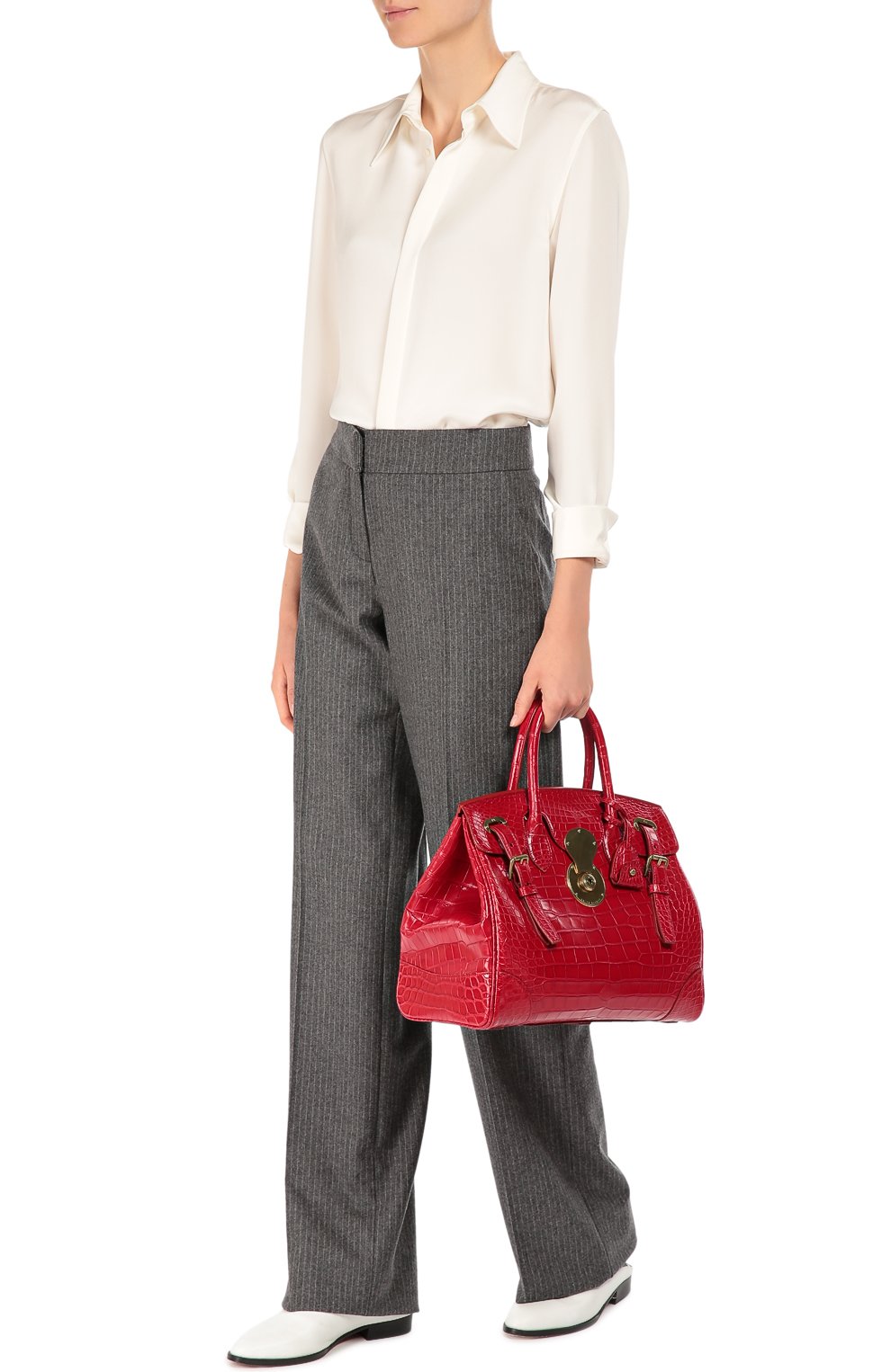 Сумка ricky 33 из кожи крокодила RALPH LAUREN, арт. 69H/I0G34/RAMIS, фото 2