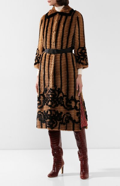 Шуба из меха норки FENDI, арт. FNF73H A8QS, фото 3
