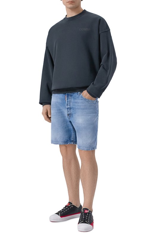 Джинсовые шорты Dsquared2 S74MU0991/S30839 Голубой  S74MU0991/S30839 Фото 2