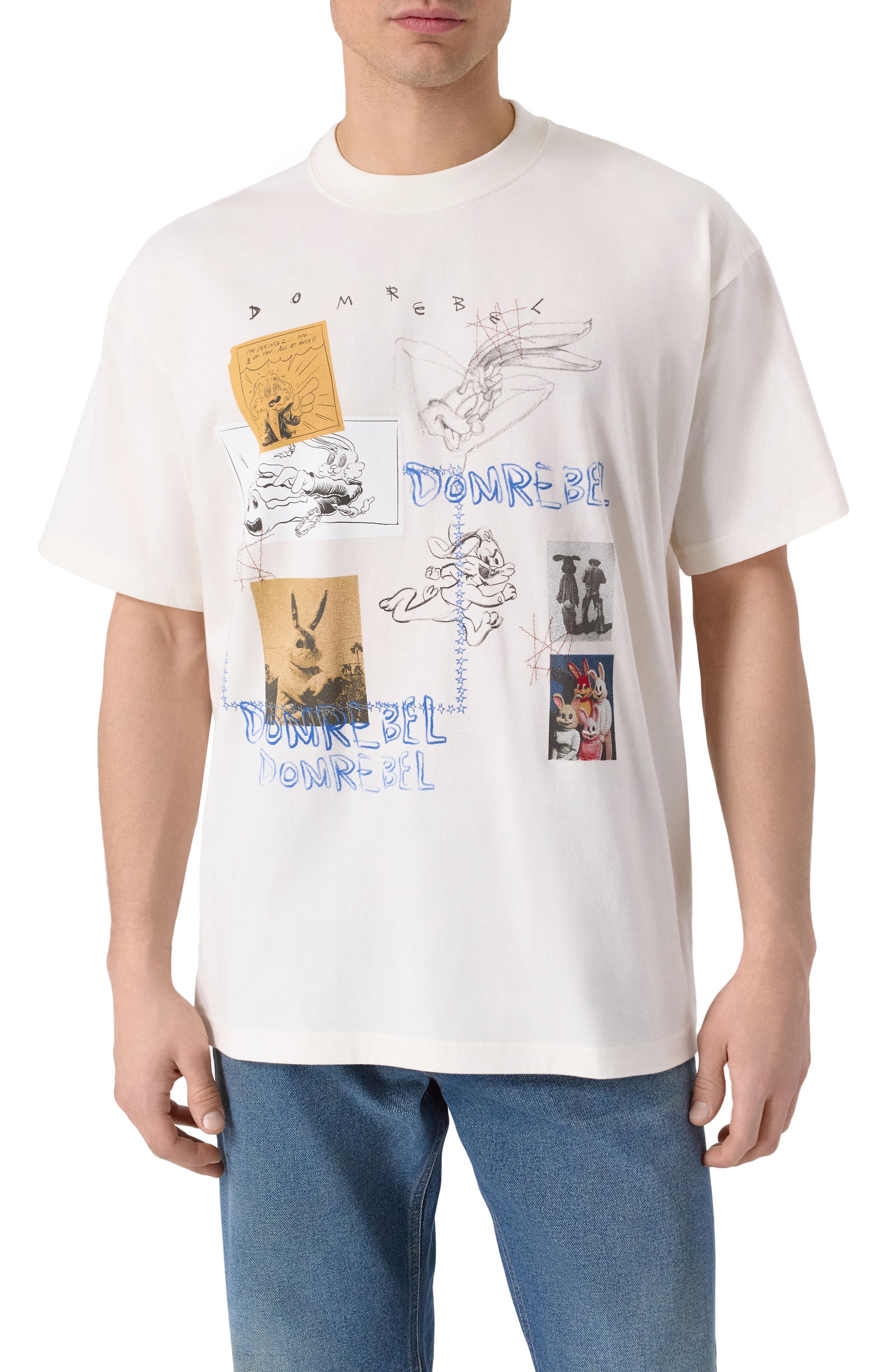 Хлопковая футболка DOMREBEL, арт. RABBIT H0LE/T-SHIRT, фото 3