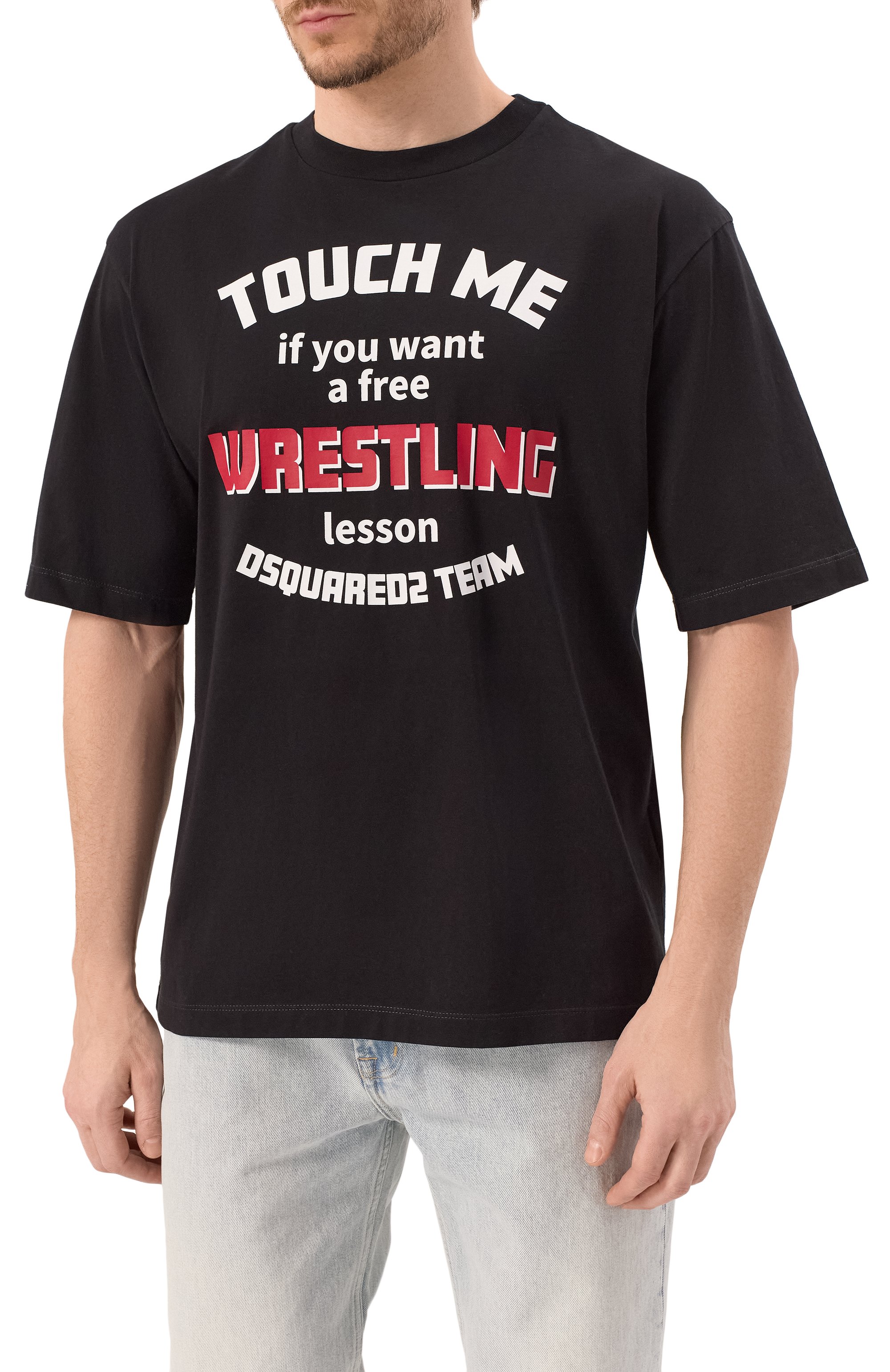 Хлопковая футболка DSQUARED2, арт. S71GD1539/D20020, фото 3
