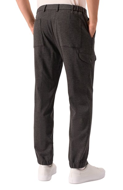 Брюки из вискозы MVST темно-серого цвета по цене 66350 руб., арт. 3GMM/9806, фото 4 Брюки из вискозы MVST, арт. 3GMM/9806, фото 4