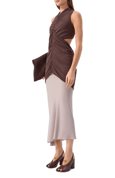 Женский топ из вискозы и шелка RICK OWENS, арт. RP01F6103/JS