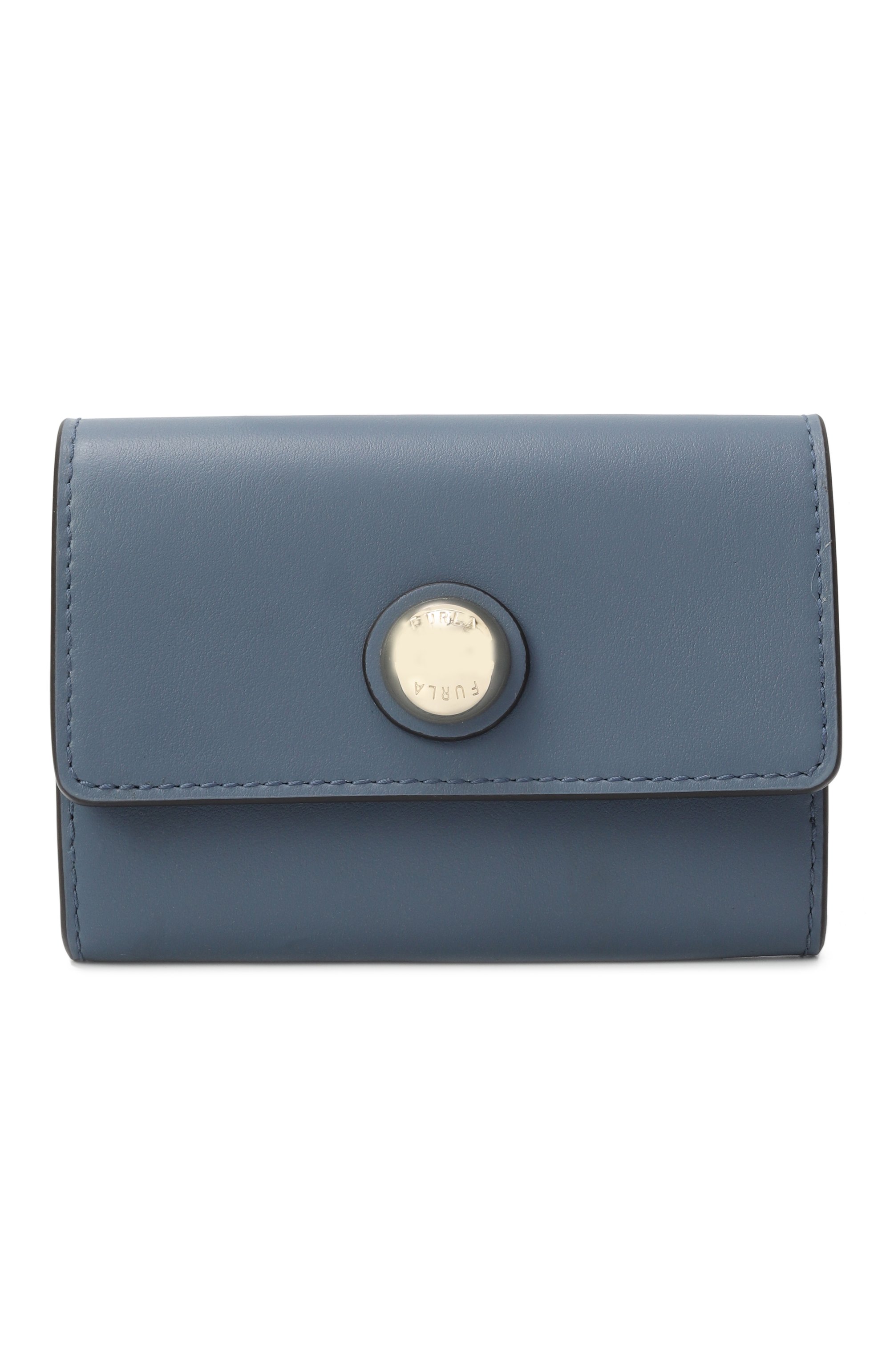 Кожаный футляр для кредитных карт sfera FURLA голубого цвета по цене 14000 руб., арт. WP00481/AX0733, фото 1 Кожаный футляр для кредитных карт sfera FURLA, арт. WP00481/AX0733, фото 1