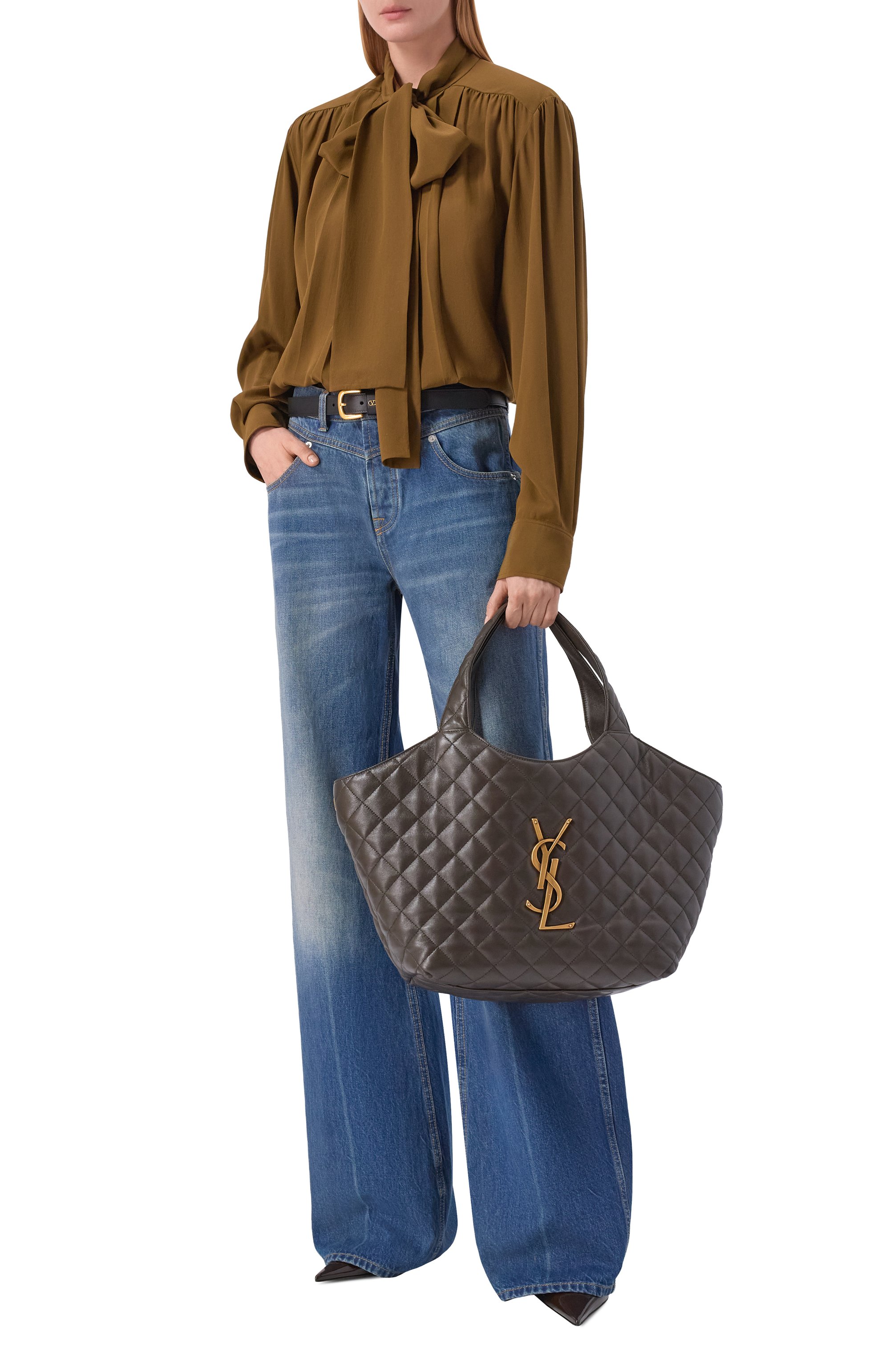 Сумка-тоут icare medium SAINT LAURENT, арт. 871494/AAANG, фото 3