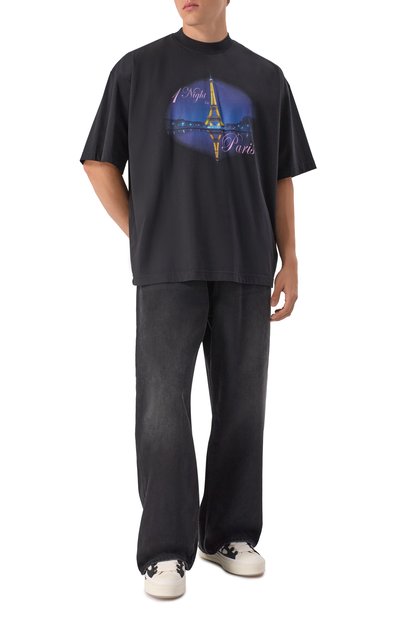 Текстильные кеды skel court hi  AMIRI, арт. AMF0SR1149, фото 2