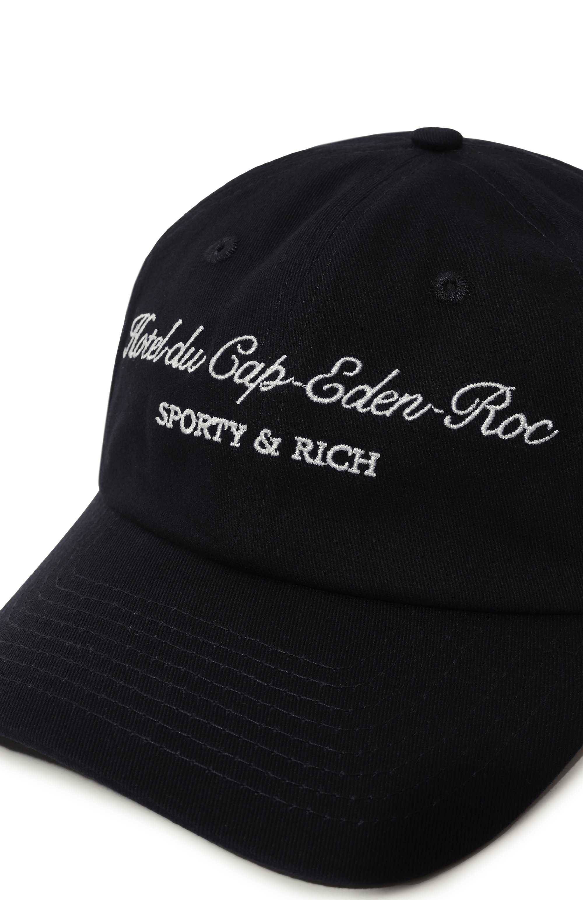 Хлопковая бейсболка sporty & rich х hotel du cap-eden-roc SPORTY AND RICH, арт. AC040501651BL32, фото 4