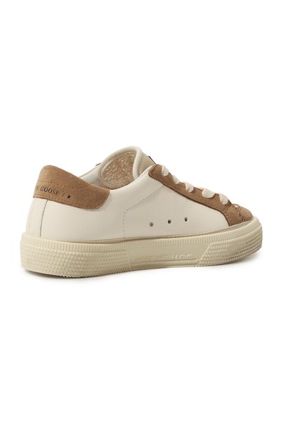 Кожаные кеды GOLDEN GOOSE DELUXE BRAND, арт. GYF00496.F005469, фото 3