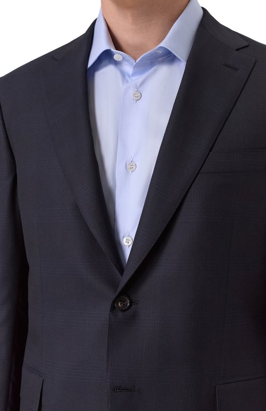 Шерстяной костюм Brioni RA000V-PCA07 Синий  RA000V-PCA07 Фото 8