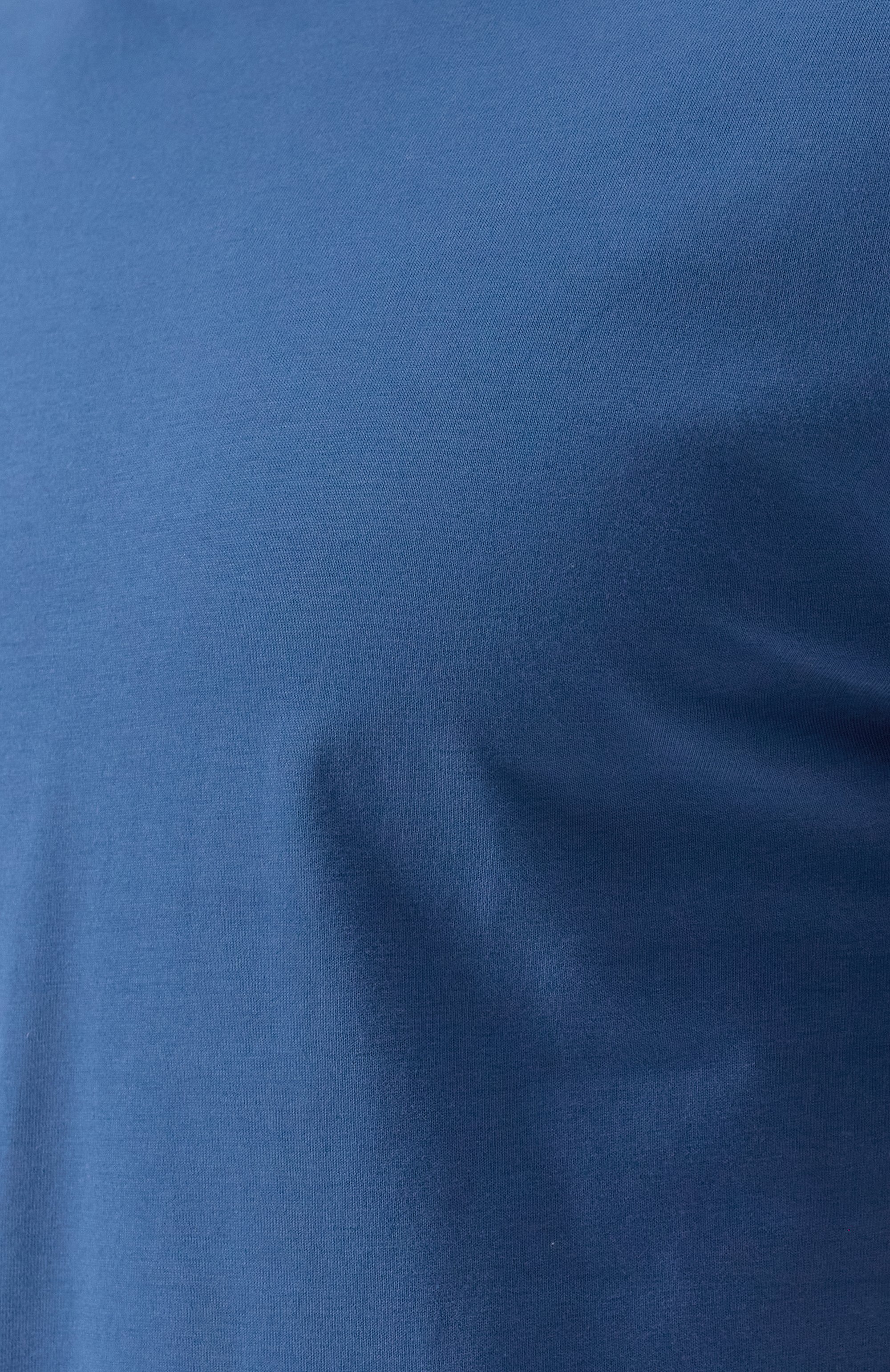 Хлопковая футболка BOSS синего цвета по цене 17950 руб., арт. 50537352, фото 6 Хлопковая футболка BOSS, арт. 50537352, фото 6