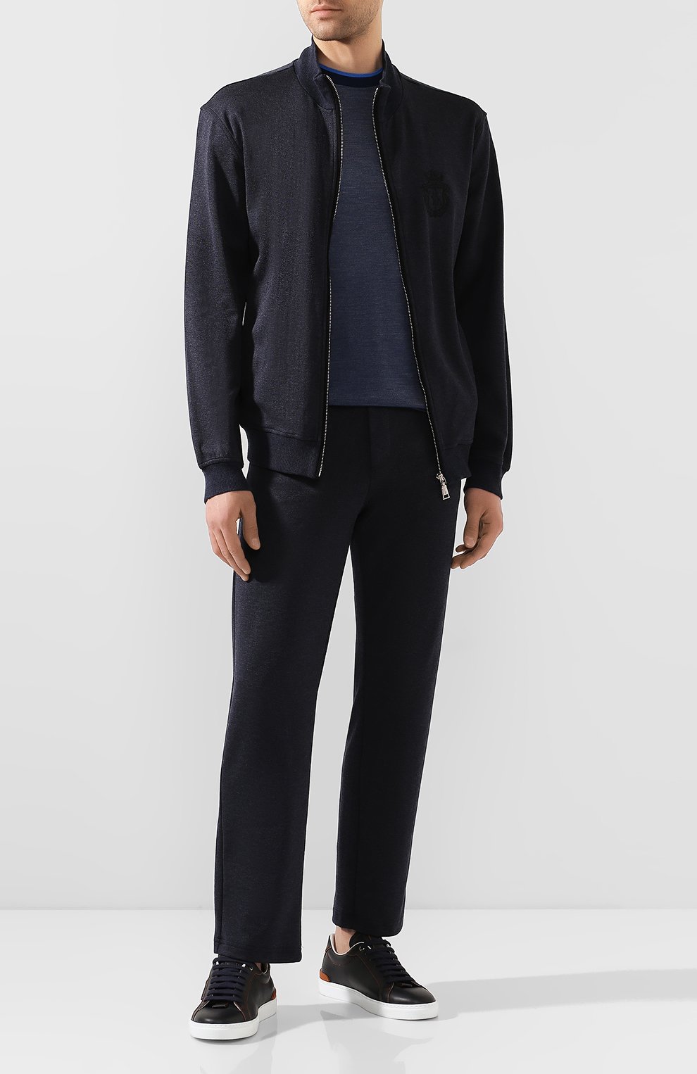 Джемпер из смеси шелка и хлопка ZILLI, арт. MET-NT300-JELU1/MC02, фото 2