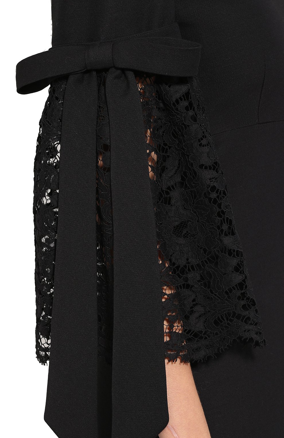 Платье-миди из смеси шерсти и шелка VALENTINO, арт. QB0VAK40360, фото 5