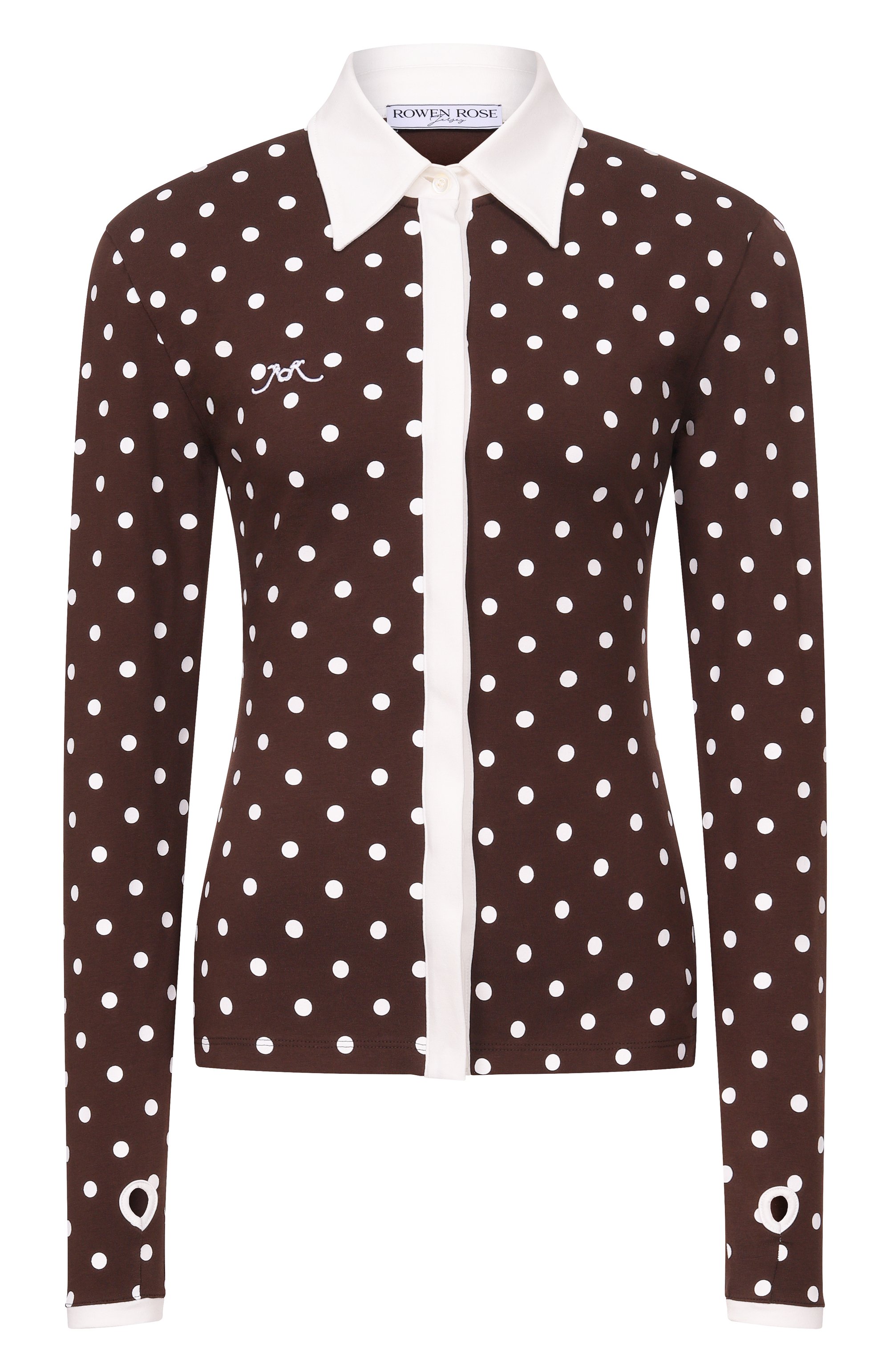 Хлопковое поло ROWEN ROSE, арт. RR_J115_001, фото 1