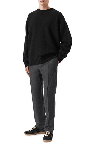 Шерстяные брюки MAISON MARGIELA темно-серого цвета по цене 113000 руб., арт. S50KA0722/S47782, фото 2 Шерстяные брюки MAISON MARGIELA, арт. S50KA0722/S47782, фото 2