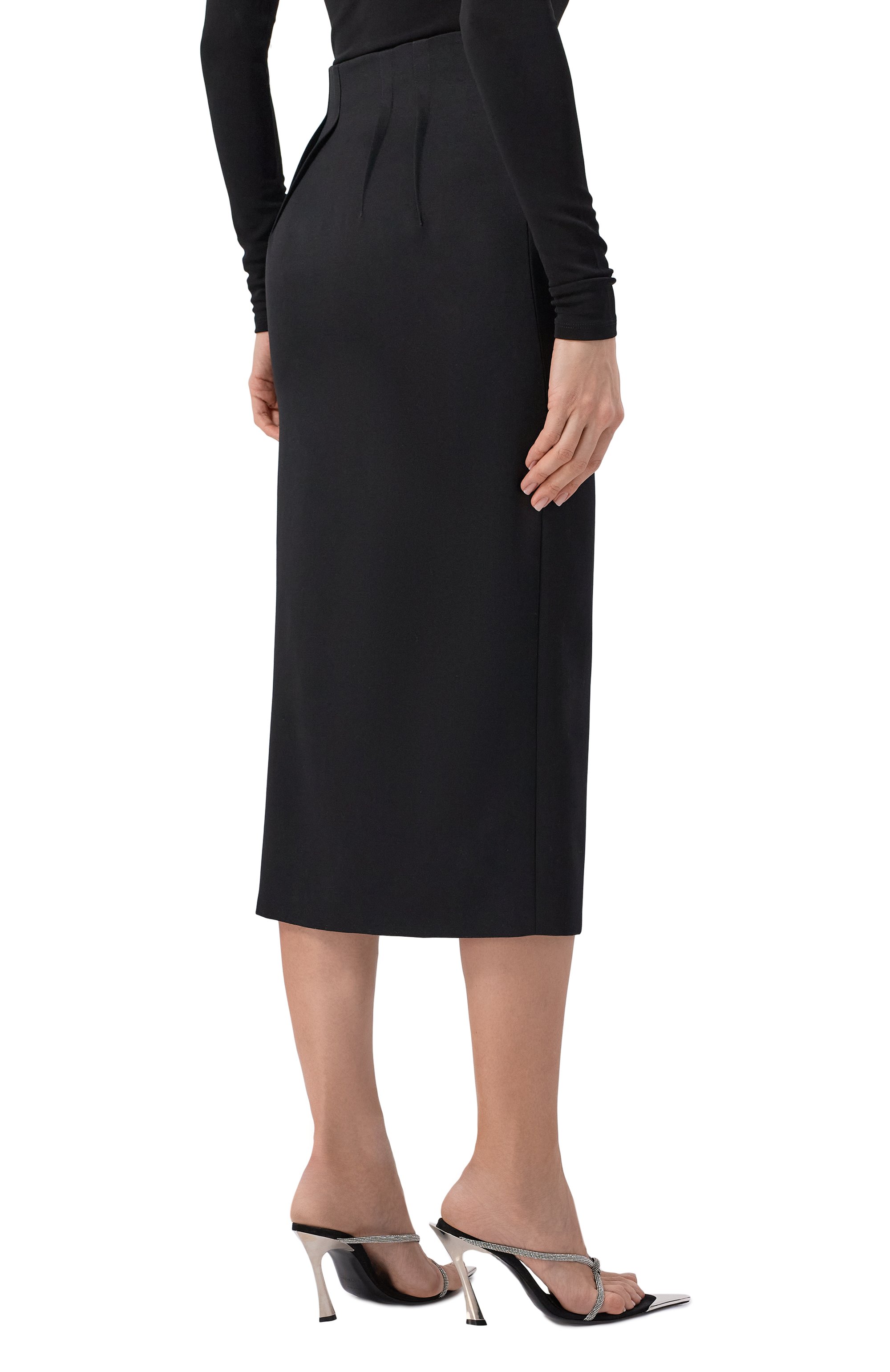 Шерстяная юбка MUGLER, арт. 26P1JU05821020, фото 4