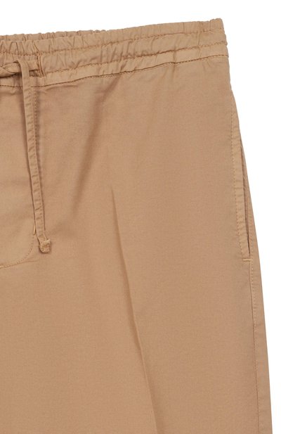 Хлопковые брюки PAOLO PECORA MILANO бежевого цвета по цене 13250 руб., арт. PP4384, фото 3 Хлопковые брюки PAOLO PECORA MILANO, арт. PP4384, фото 3
