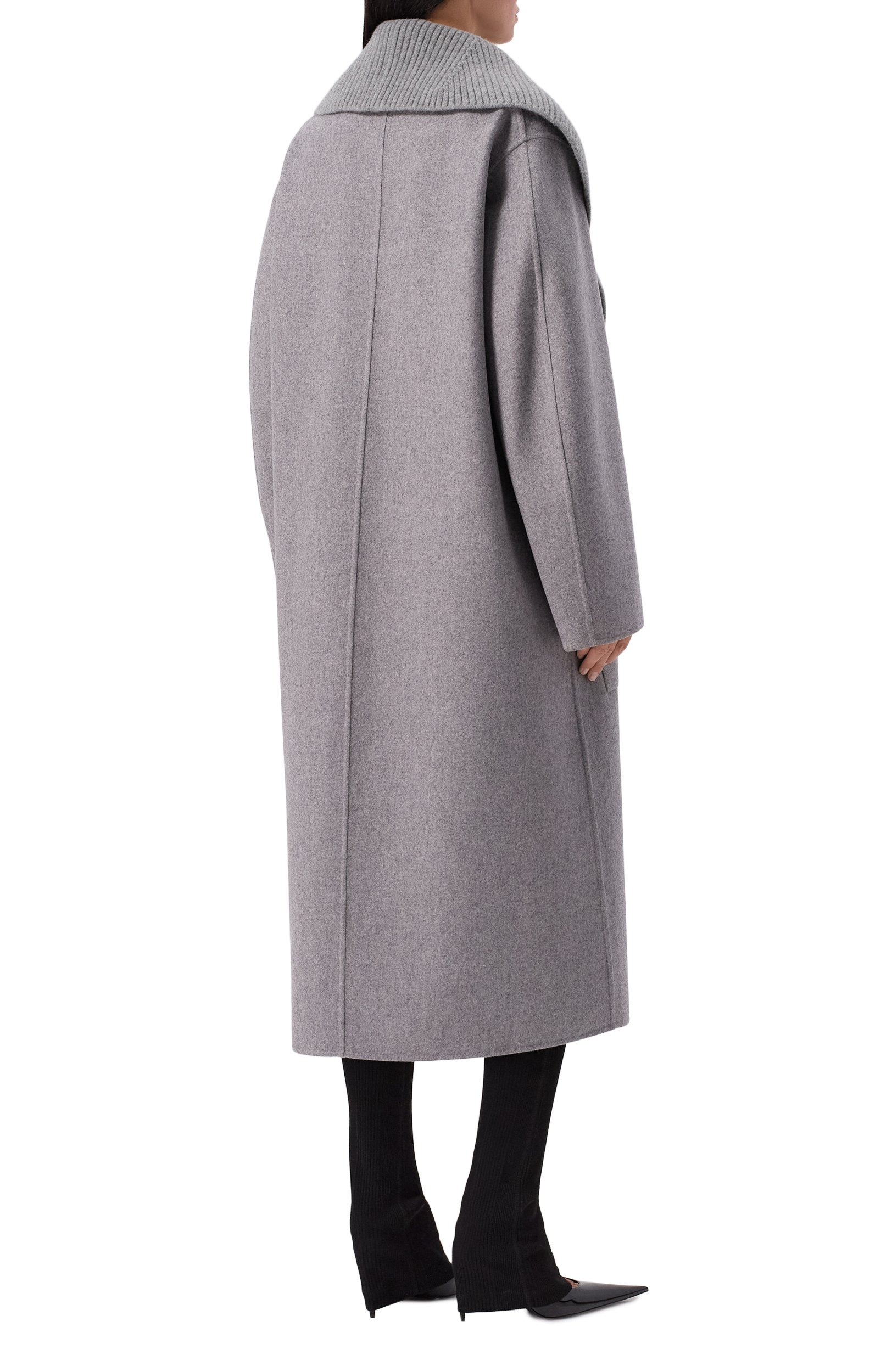 Пальто из шерсти и кашемира LANVIN серого цвета по цене 645000 руб., арт. RW-C00521-6374-A26, фото 4 Пальто из шерсти и кашемира LANVIN, арт. RW-C00521-6374-A26, фото 4