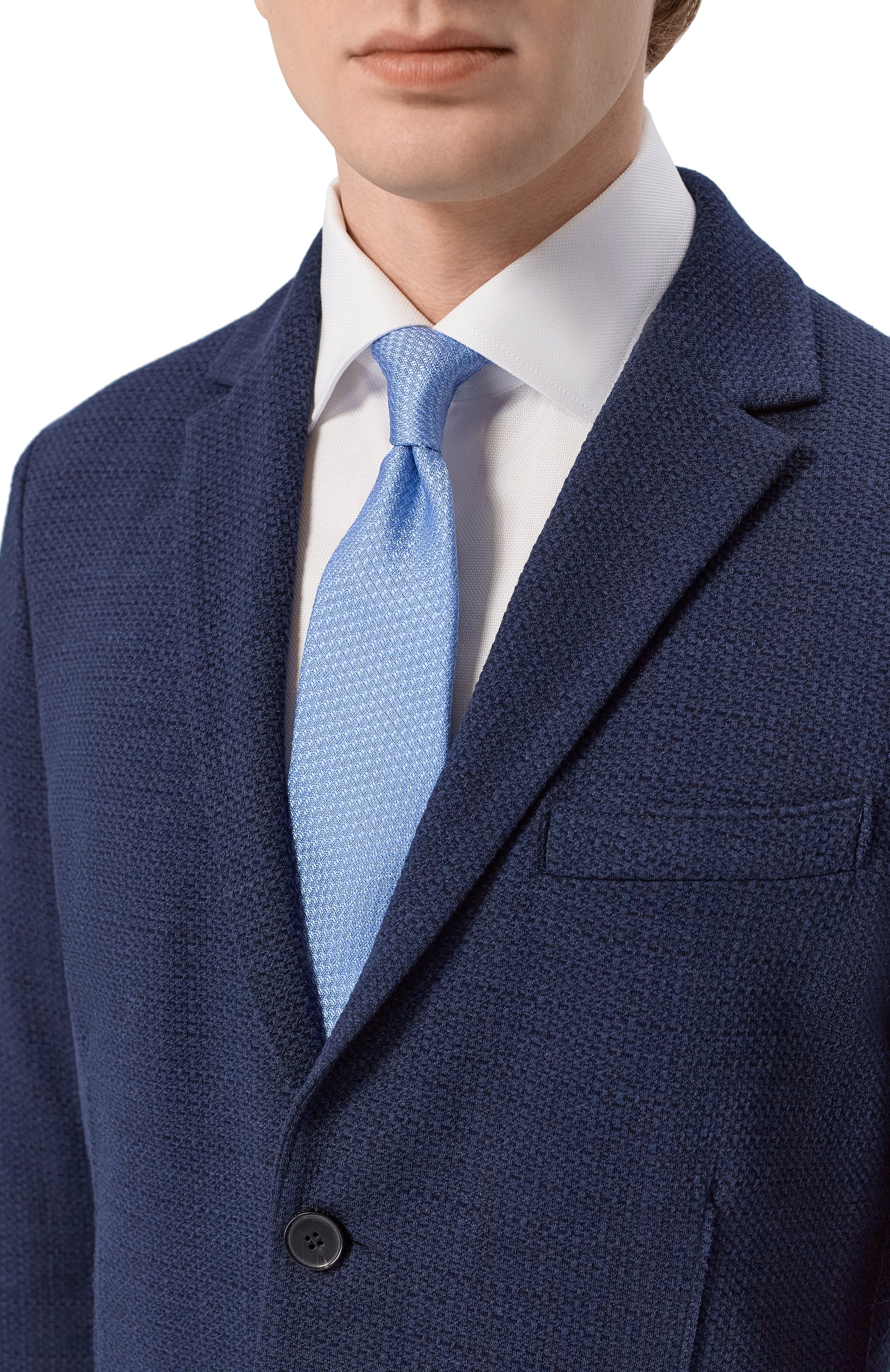 Шелковый галстук CANALI, арт. 18/HJ04542, фото 2