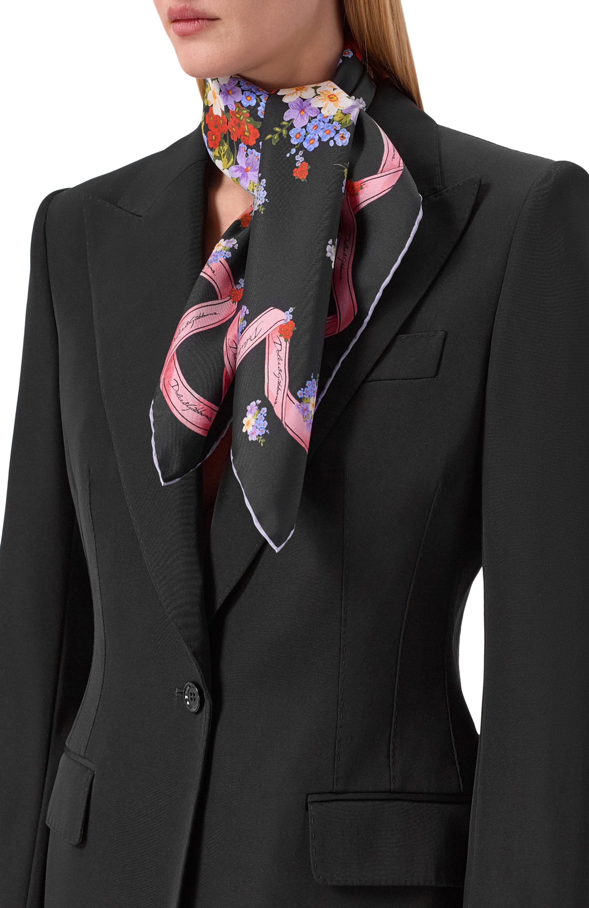 Шелковый платок DOLCE & GABBANA, арт. FN092R/GDDLI, фото 2