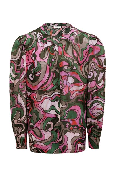 Женская хлопковая блузка DRIES VAN NOTEN, арт. 222-030765-5072
