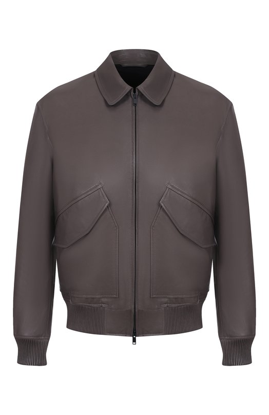 Кожаный бомбер MVST 54205/48-56 Коричневый 54205/48-56