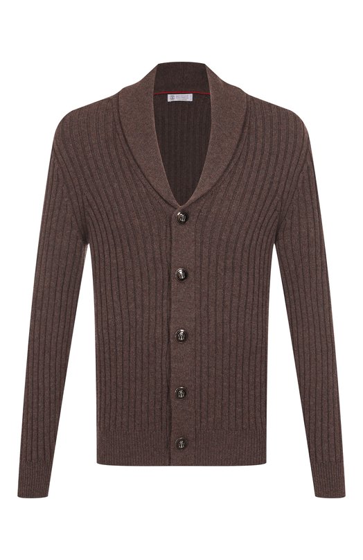 Кашемировый кардиган Brunello Cucinelli M22505506 Коричневый M22505506